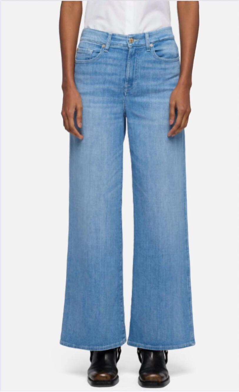 NEW 7 FOR ALL MANKIND lotta ankle jeans in glisten